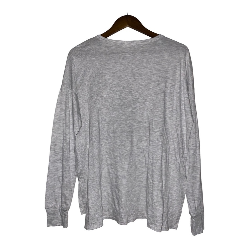 Six/Fifty Snap Up Long Sleeves Henley Tee Shirt Soft Casual Cozy Women‎ XS NEW - Picture 6 of 6